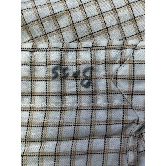Ralph Lauren Yarmouth Tan/brown square box print size 16.5-35 - Picture 7 of 8